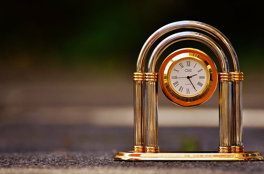 clock, grandfather clock, decorative, pointer, time, table clock HD wallpaper