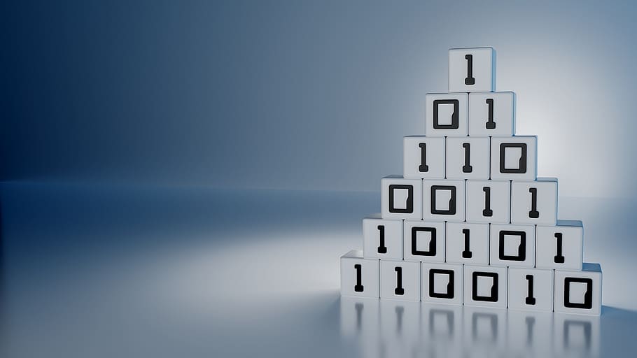number blocks, binary, pay, digital, null, one, background HD wallpaper