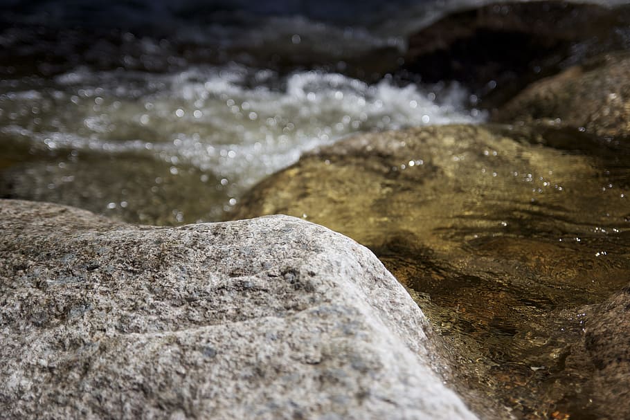 water, rocks, stream, motion, surfing, aquatic sport, solid, rock - object HD wallpaper