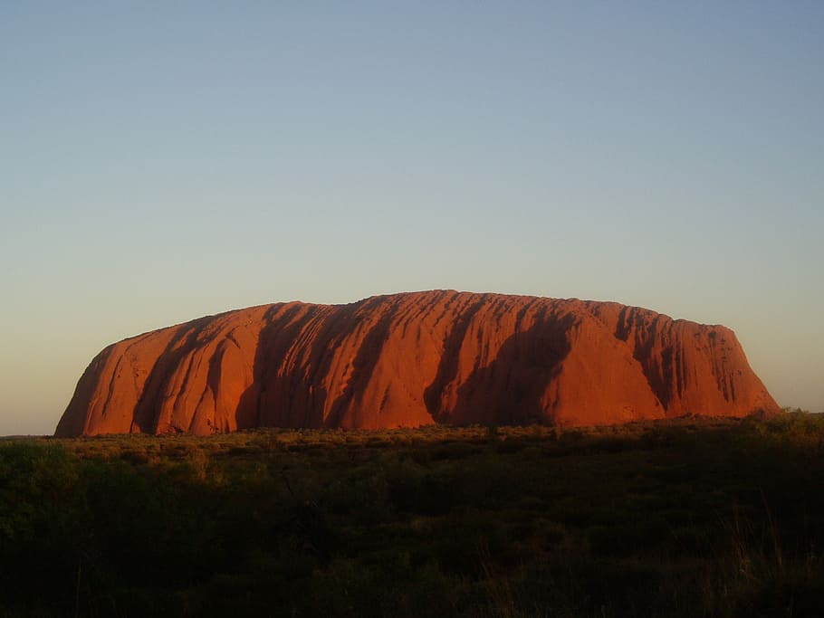 australia, uluru, sky, landscape, scenics - nature, environment HD wallpaper