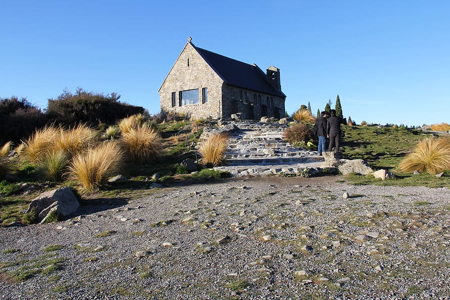 Church Of The Good Shepherd, Lake, lake tekapo, famous, popular, HD wallpaper