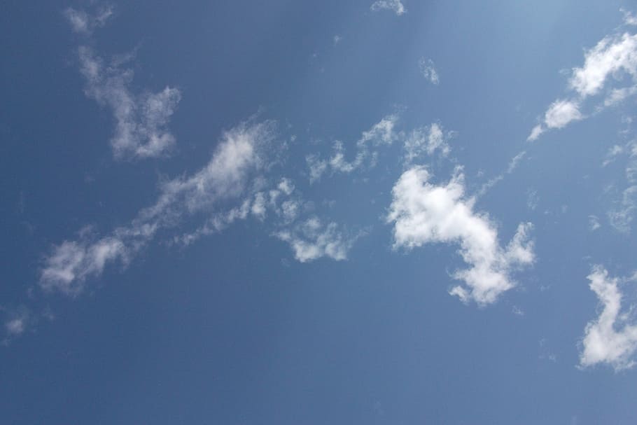 sky, clouds, clouds form, blue, beautiful, mood, cloud - sky HD wallpaper