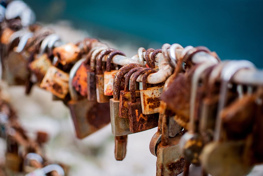padlocks, love, bridge, bridge lovers, symbols, eternal love HD wallpaper