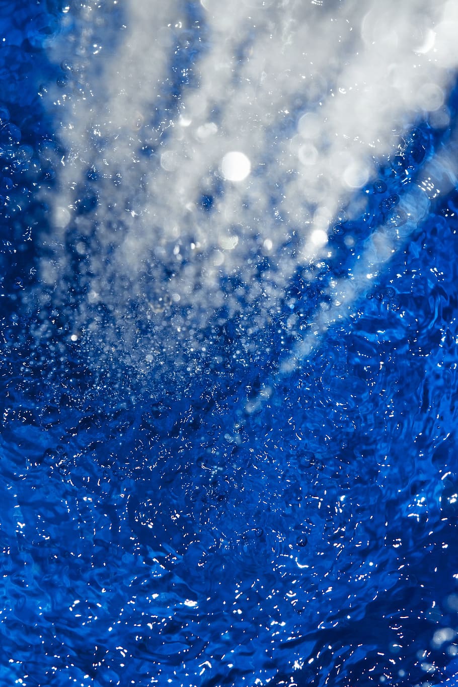 Source, Water, Pool, blue, abstract, backgrounds, liquid, pattern HD wallpaper