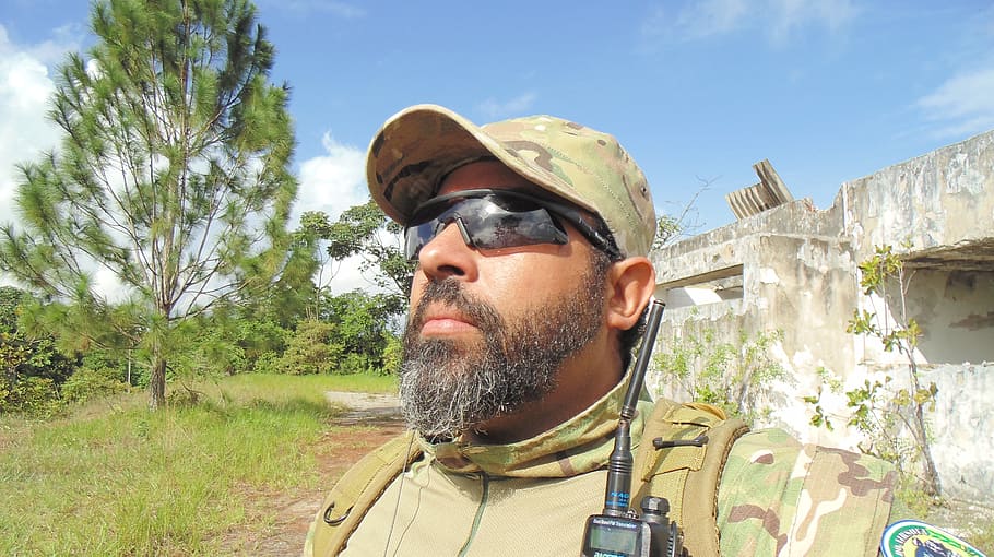 Commander, Focus, Male, Peron, Beard, military, in service HD wallpaper