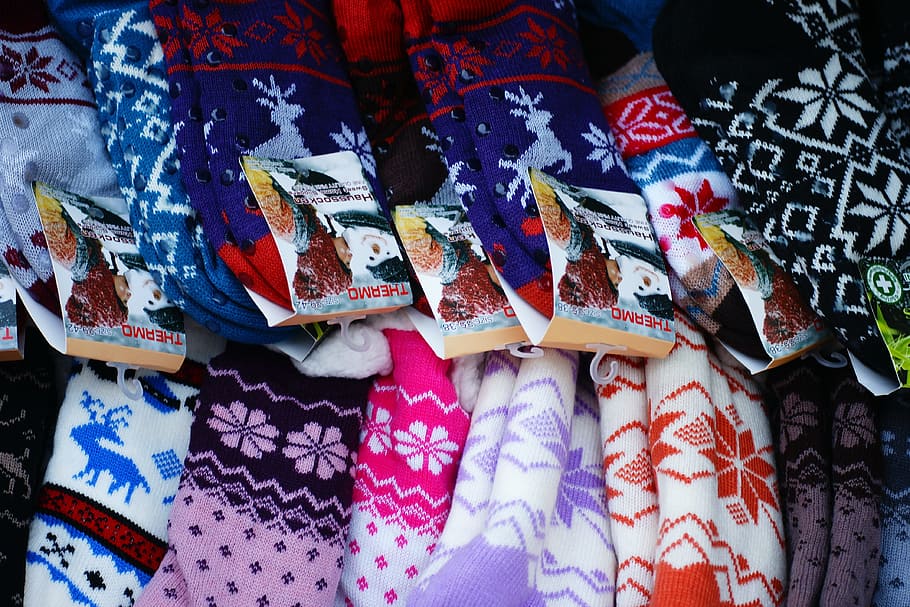 Socks, Colors, Winter, cultures, textile, multi Colored, pattern HD wallpaper