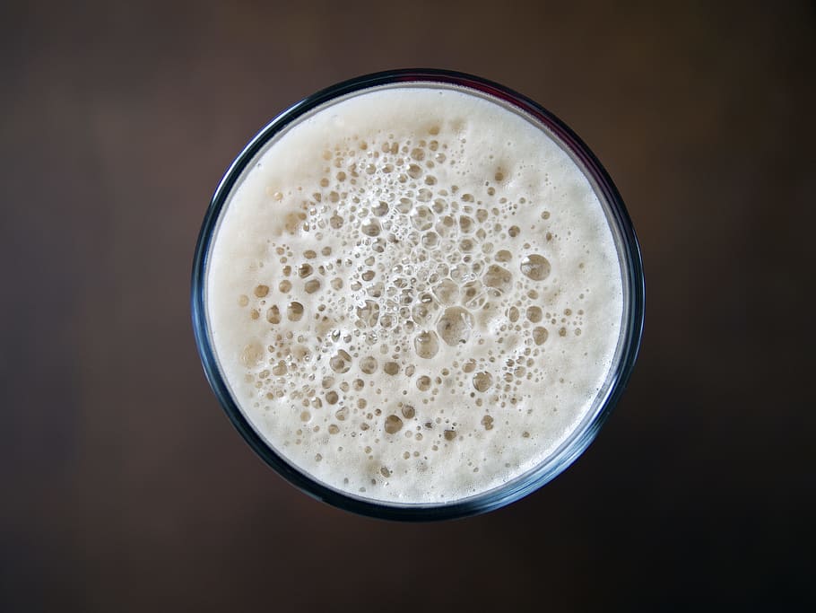 milk on glass, macro photograph of glass of soda, clear, drinking HD wallpaper