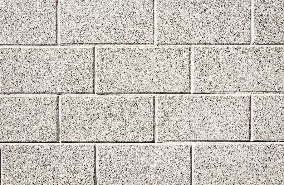 gray brick wall, masonry, grey, structure, backgrounds, full frame HD wallpaper