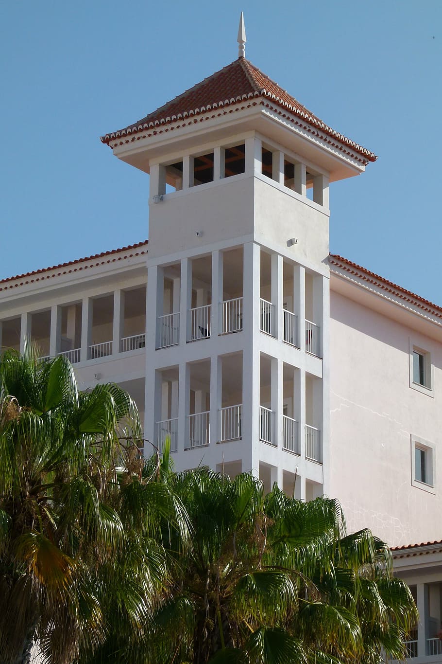 hotel, madeira, tower, facade, building, portugal, flower island HD wallpaper