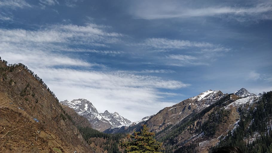 nature, mountain, panoramic, sky, travel, cloud - sky, mountain range HD wallpaper