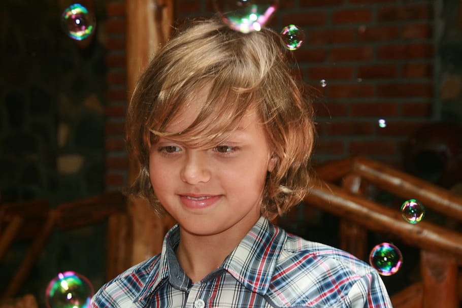 boy, bubbles, play, child, childhood, fun, caucasian Ethnicity HD wallpaper