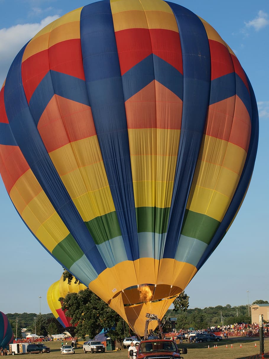 HD wallpaper balloon, canton, hall of fame, hot Air Balloon, flying