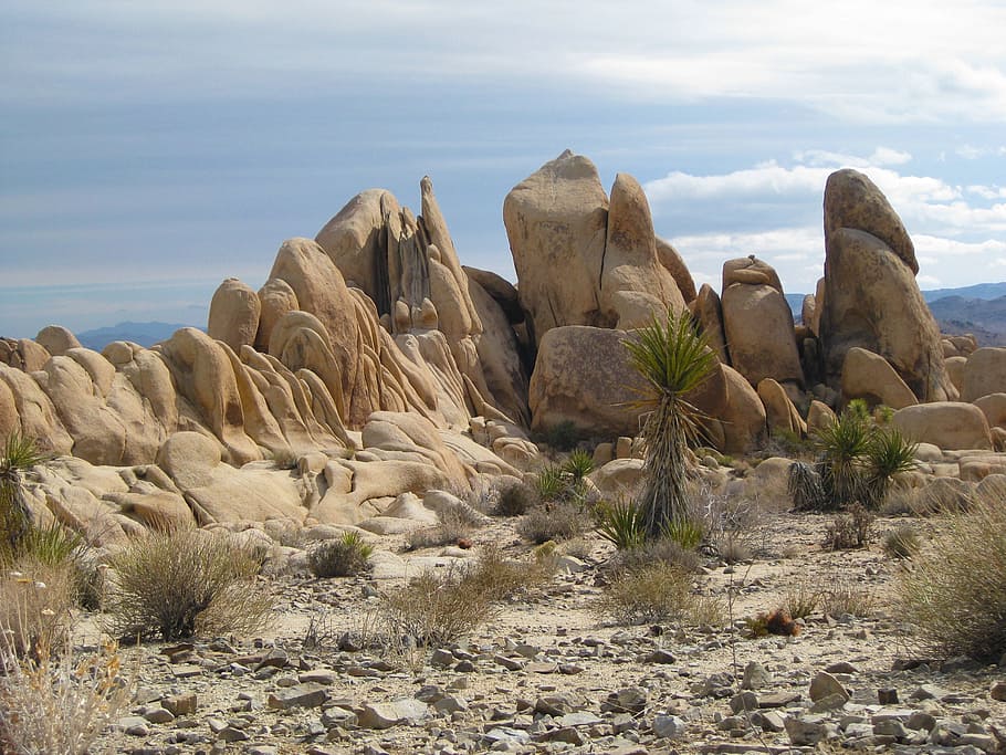 Desert, Rock, Formations, Nature, landscape, sky, travel, stone HD wallpaper