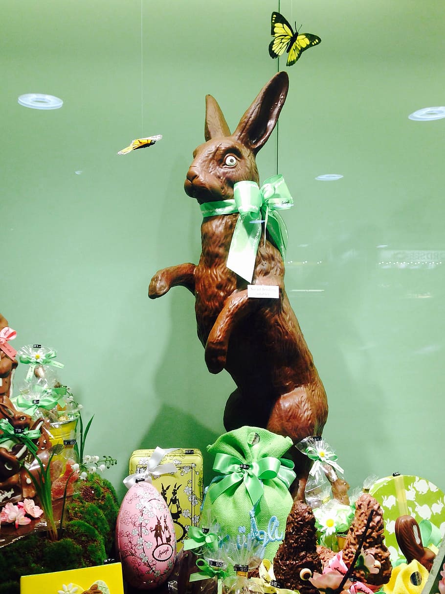 hare, easter, egg, sprüngli, zurich, switzerland, butterfly HD wallpaper