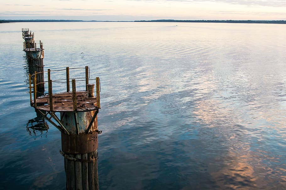 rio, rust, water, horizon, sea, nature, nautical Vessel, wood - material HD wallpaper