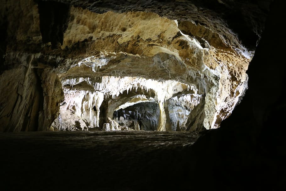 grotto, provence, miracle, cave, no people, indoors, nature, HD wallpaper