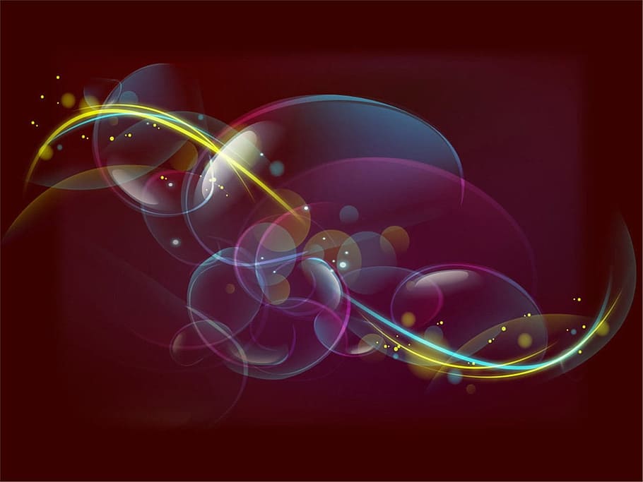 background, image, abstract, design, decoration, digital, bubbles HD wallpaper