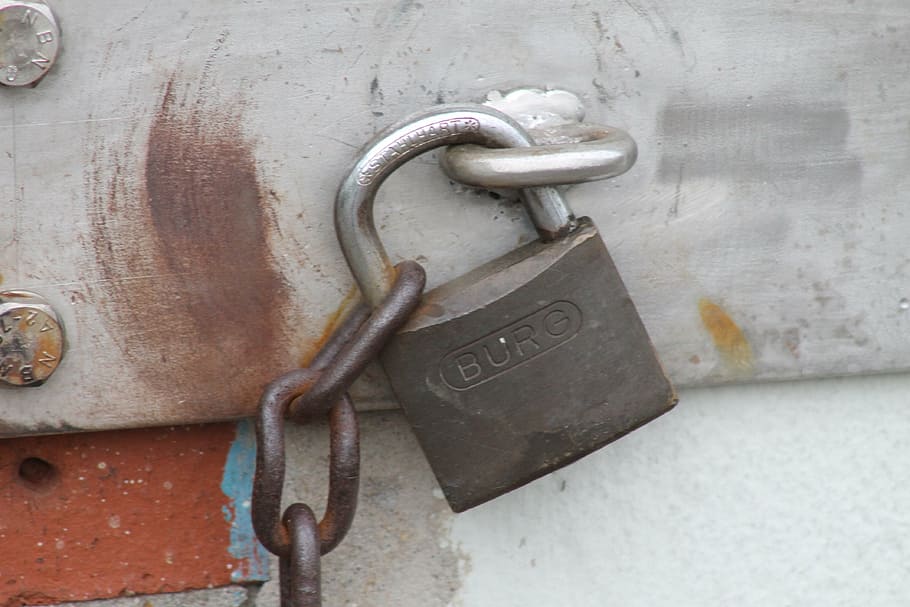 castle, padlock, completed, metal, security, safety, rusty HD wallpaper