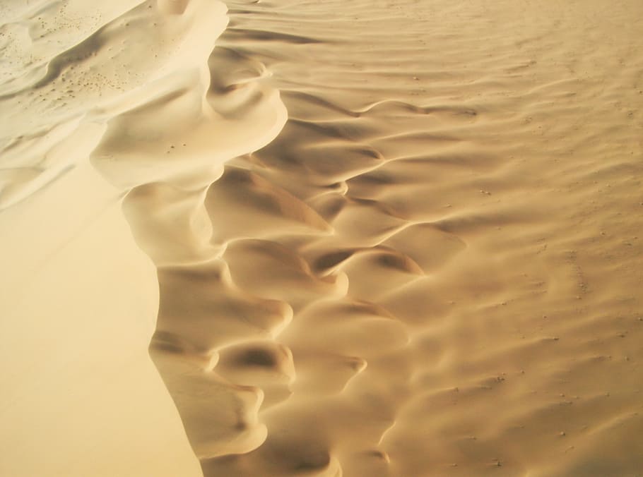 dunes, desert, namibia, landscape, sand, dry, hot, yellow, no people HD wallpaper