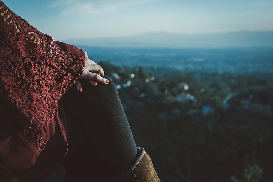 close-up, dawn, dusk, hands, landscape, legs, nature, outdoors HD wallpaper