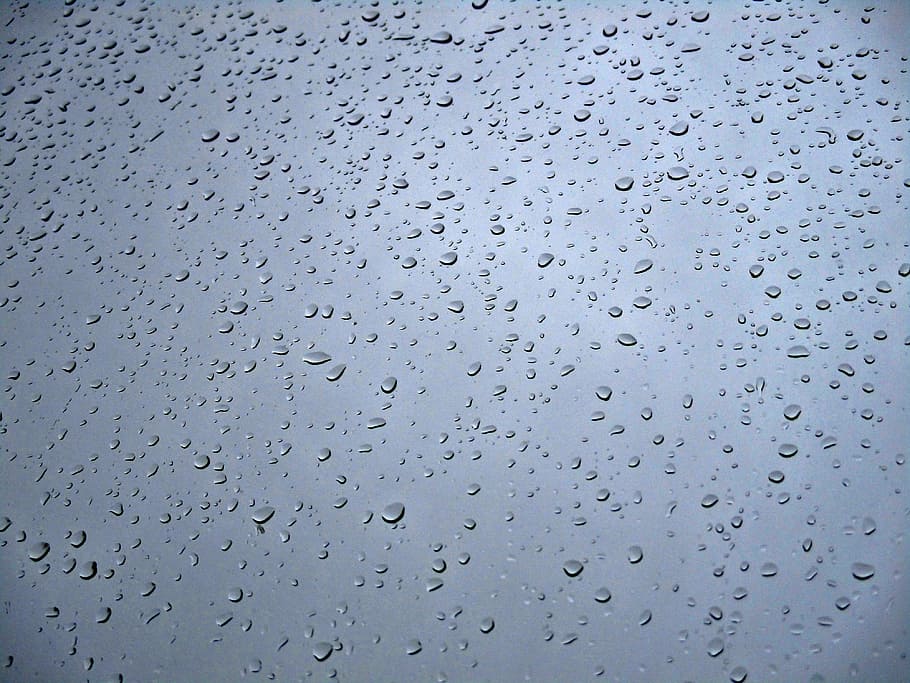 texture, glass, raindrops, water, wet, backgrounds, full frame HD wallpaper