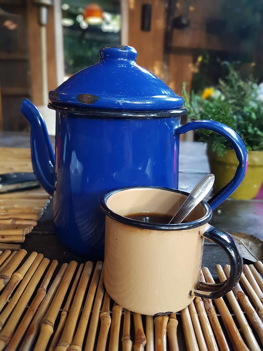 Coffee, Teapot, Farm, cup, drink, food and drink, no people HD wallpaper