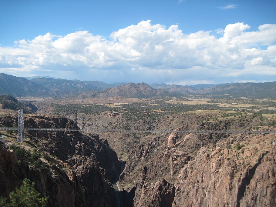 HD wallpaper: royal gorge bridge park colorado, canon city, attraction ...