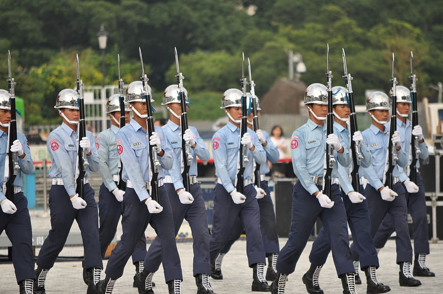 Soldier, Honor Guard, Taiwan, military uniform, army soldier