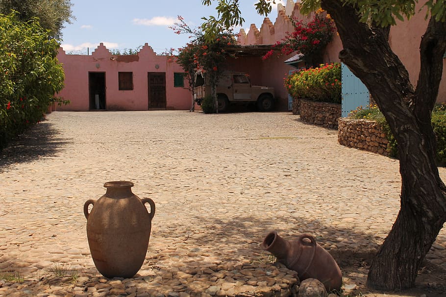 Pot, Morocco, Moroccan, Craft, Pottery, traditional, travel HD wallpaper