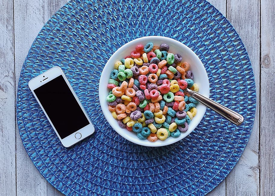 cereal, breakfast, breakfast cereal, fruit loops, colorful