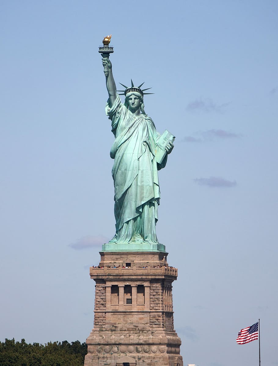 Statue of Liberty, New York, monument, landmark, new york city