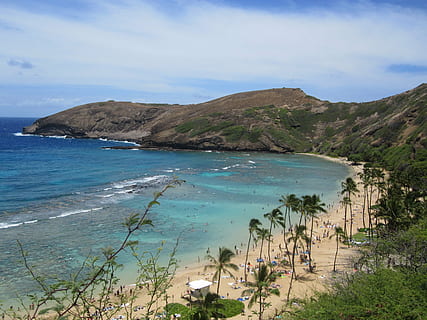 HD wallpaper: morning, Hawaii, the island of Oahu, The Hanauma Bay ...