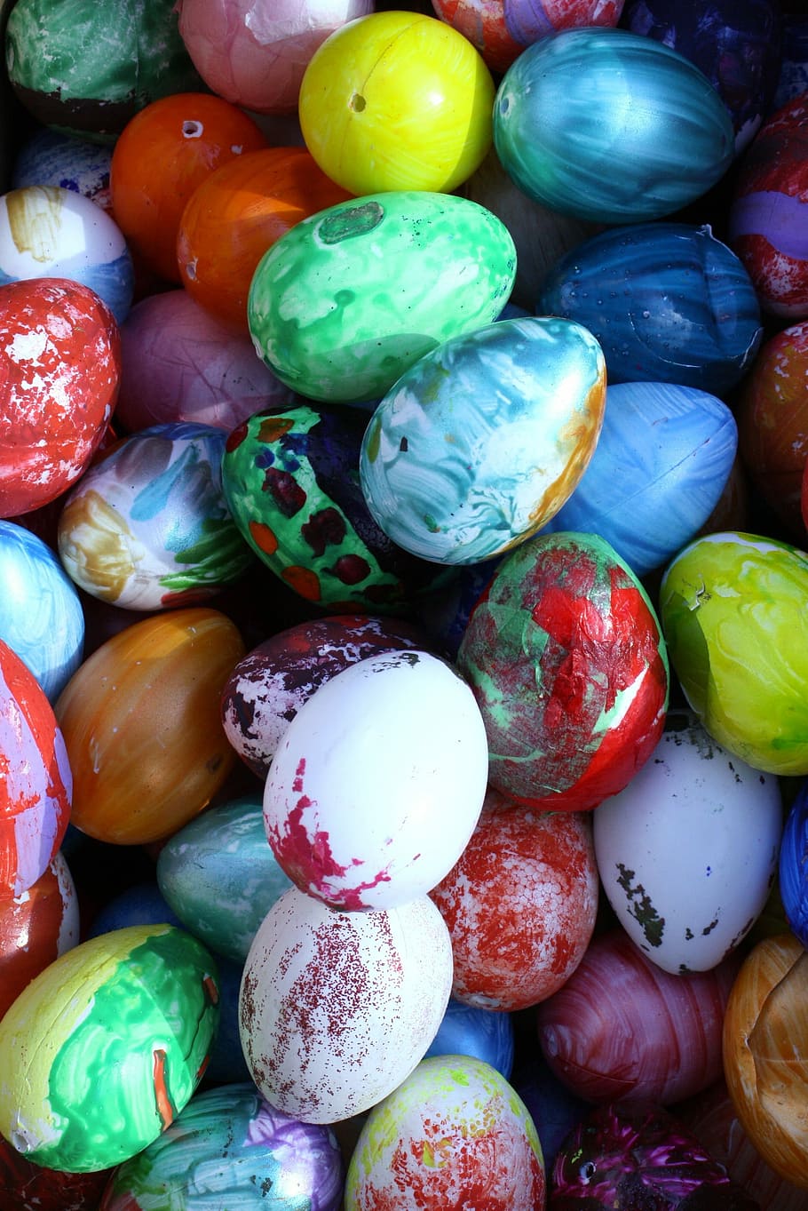 Eggs, Handmade, Easter Egg, celebration, seasonal, easter egg hunt HD wallpaper