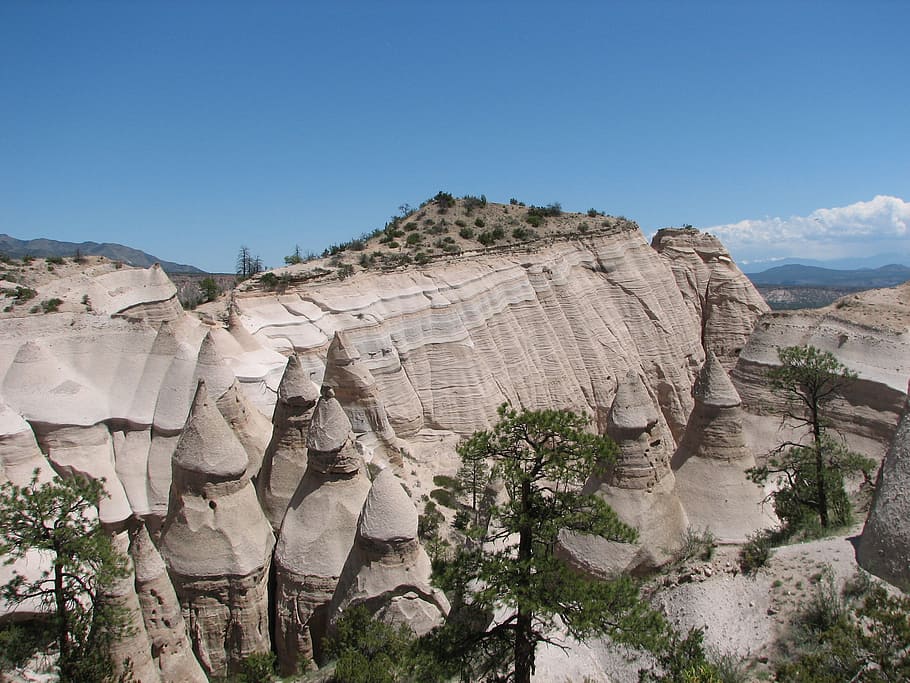 tent rocks, kasha-katuwe, desert, sandstone, valley, dry, rock formation, HD wallpaper