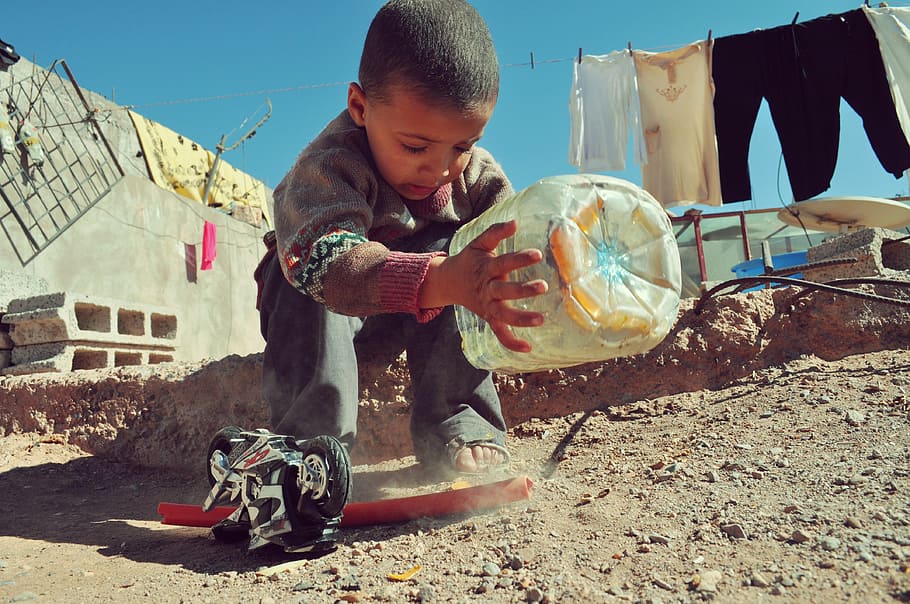 child, playing, boy, kid, outdoors, marrakech, morocco, one person HD wallpaper