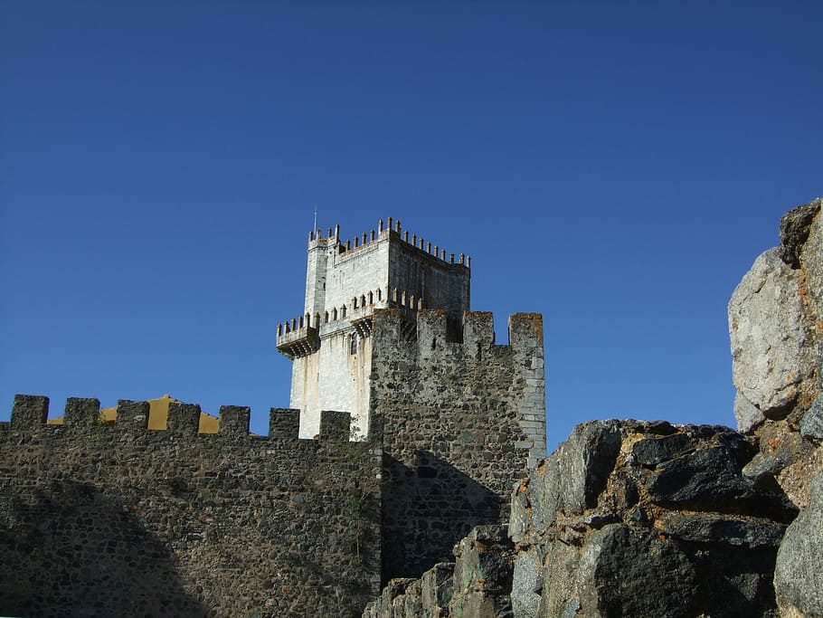 Castelo, De, Beja, Castle, Portugal, castelo de beja, fortress, HD wallpaper