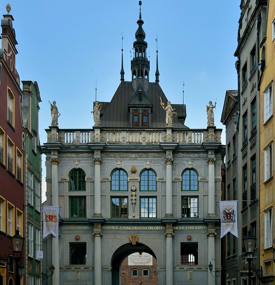gdańsk, golden gate, architecture, building exterior, built structure, HD wallpaper