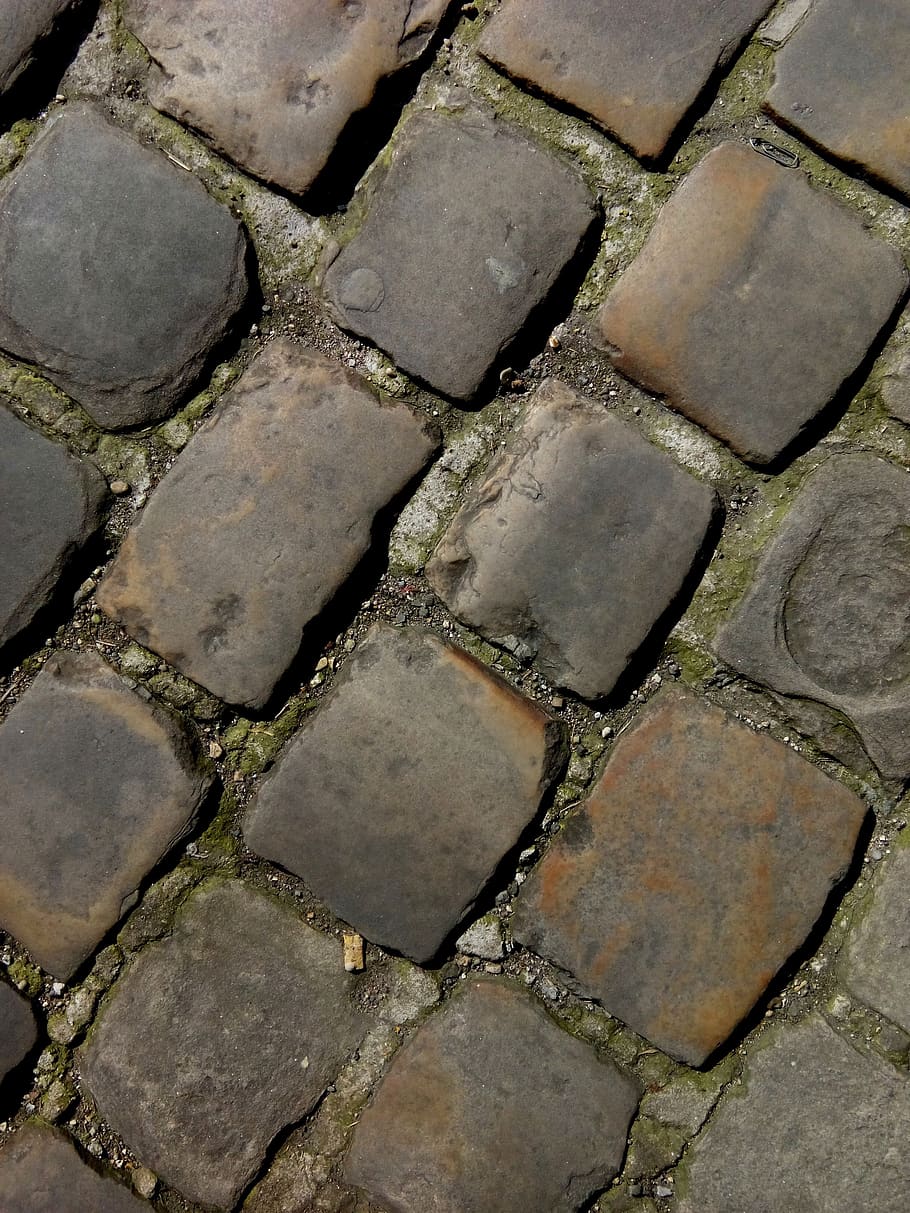 texture, design, pattern, surface, stone, alley, walk, gray HD wallpaper