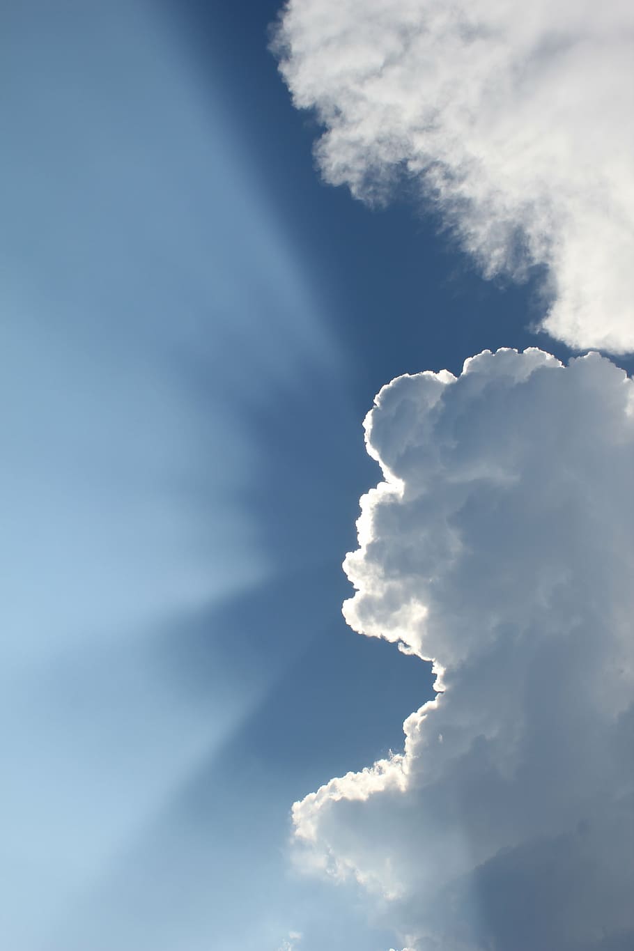 low angle view photography of blue sky, clouds, nature, clouds sky HD wallpaper