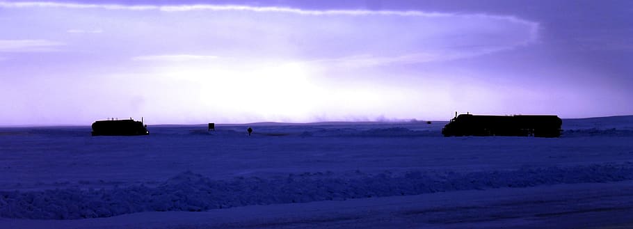 opposing, ice, road, cold, blue, cold temperature, winter, snow HD wallpaper