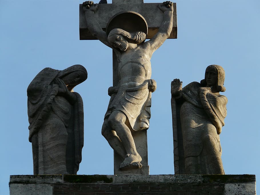 jesus, statue, image, portrait, church, maria, faith, christianity HD wallpaper