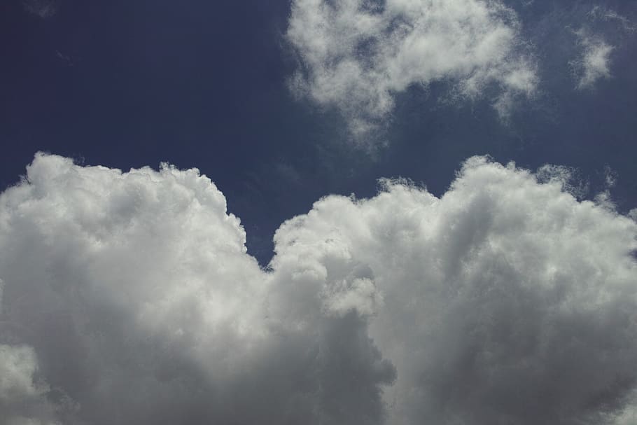 cloud, blue, air, composition, unbelievable, background, space HD wallpaper