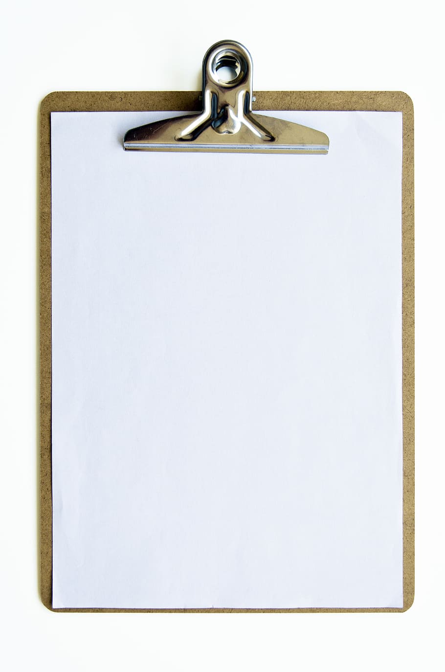 white printing paper in clip board, clipboard, business, document, HD wallpaper