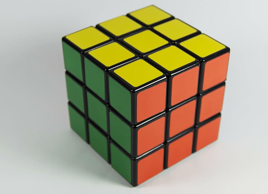 3x3 magic cube toy, mathematics, colorful, game, problem, solution, HD wallpaper
