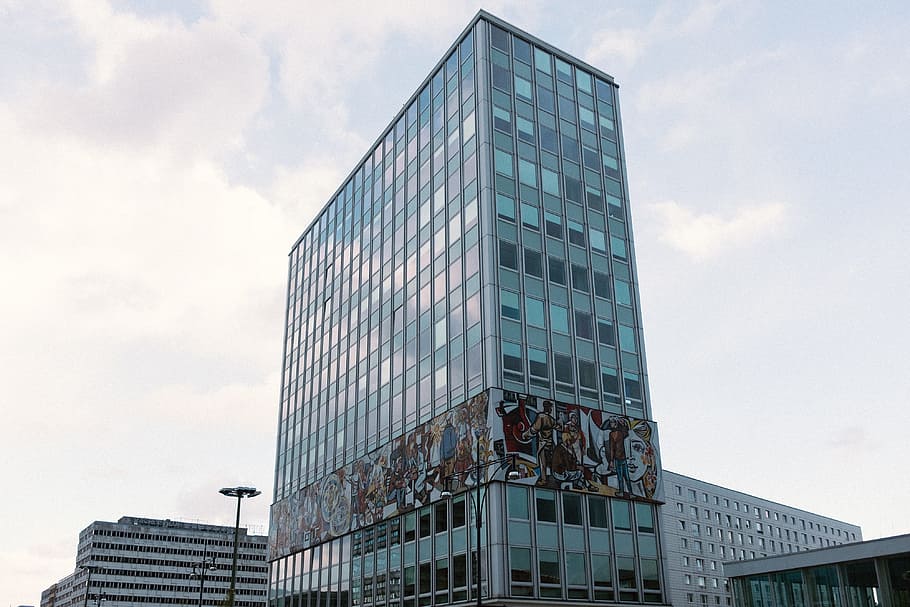 East Germany skyscrapers at Alexanderplatz, architecture and Cityscape HD wallpaper