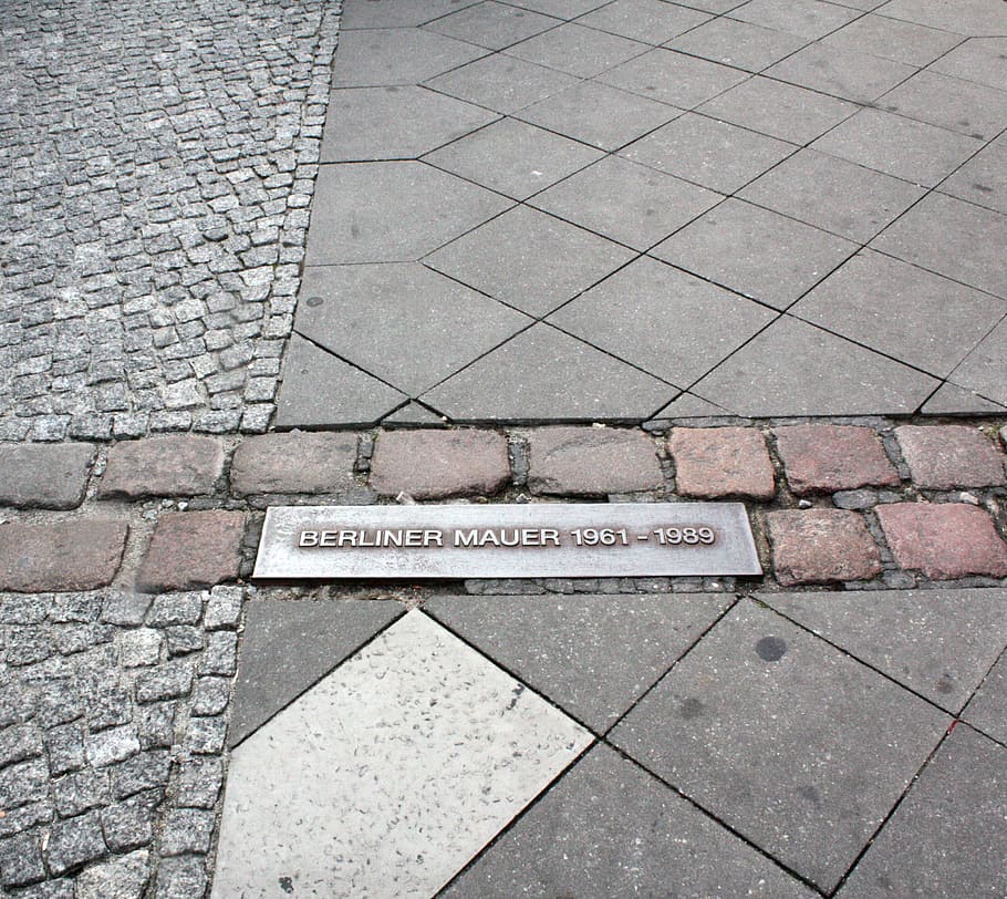 berlin, germany, wall, text, communication, footpath, sign HD wallpaper