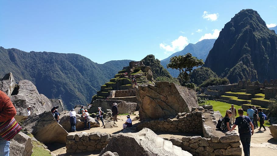 Machu Picchu, Peru, Incan, peruvian, landmark, ancient, tourism, HD wallpaper