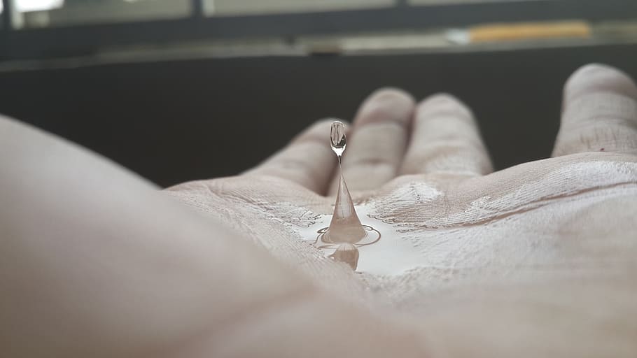 water, ice, cold, hands, drops of water, human body part, one person HD wallpaper