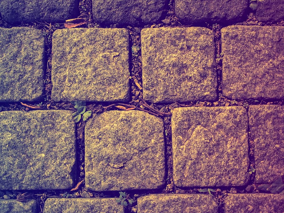 brick, square, crack, street, stone, blcok, backgroundwall HD wallpaper