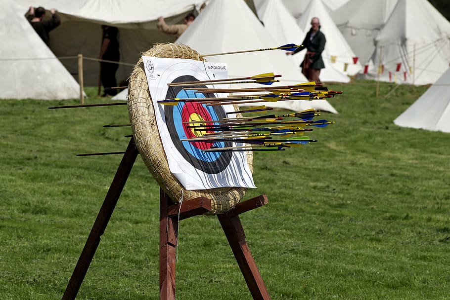 Shield, Shots, Archery, Insert, the strength of the, bow, sagittarius HD wallpaper